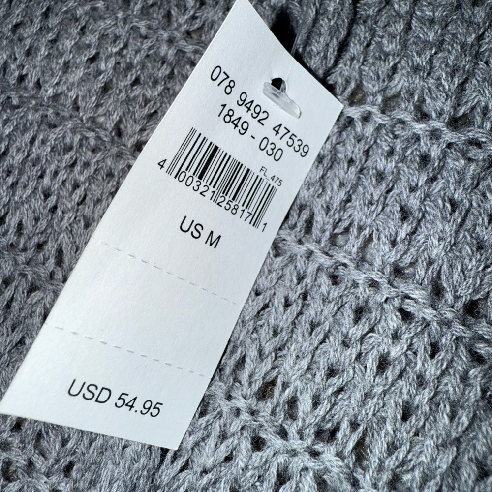 Aerie gray oversized gray cardigan sweater NWT - Picture 3 of 4